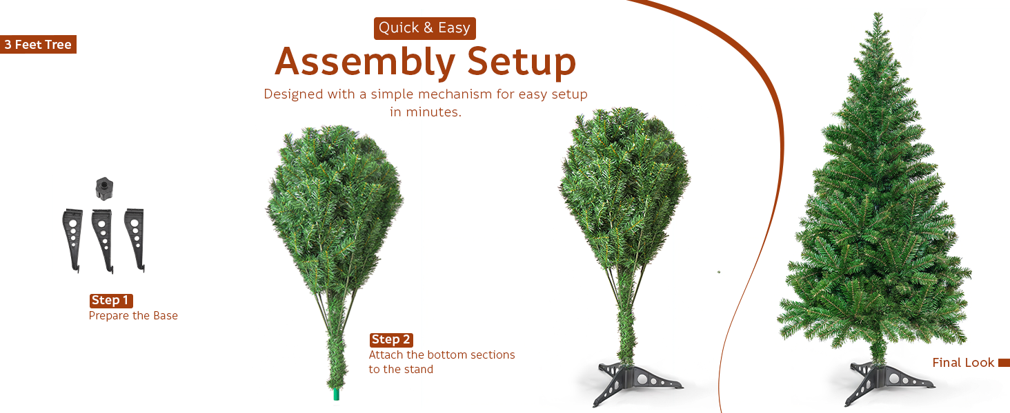 Blado Outdoor Christmas Tree with 380 Tips, Bushy Looking Artificial