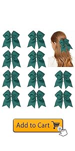 10PCS Cheer Bow