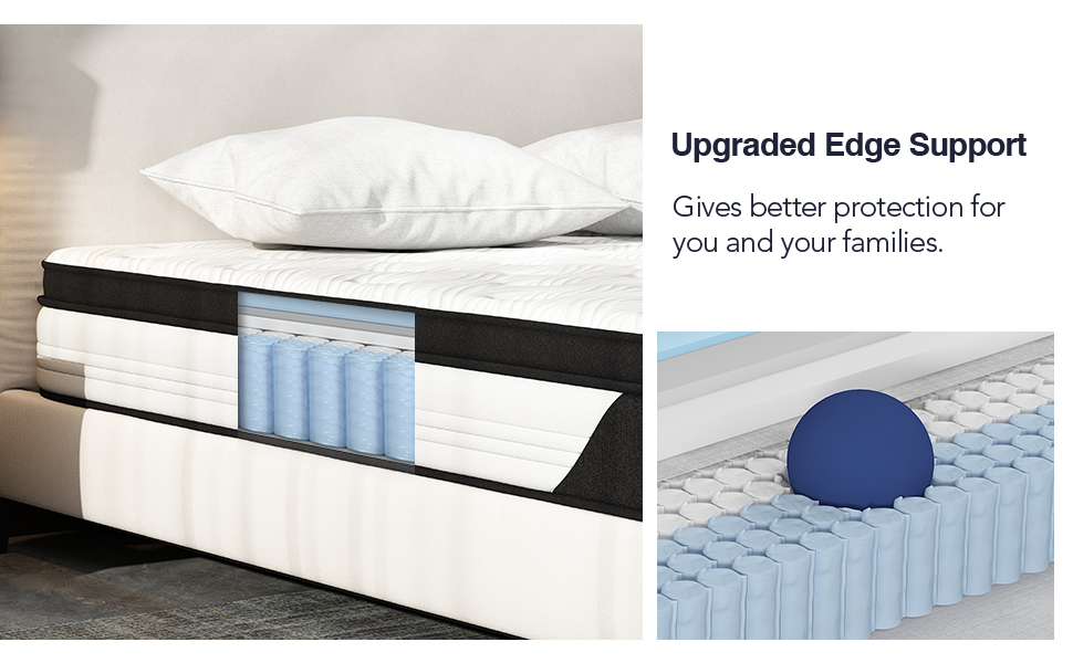 Full Mattress Medium Firm, Avenco Hybrid Mattress Full 10