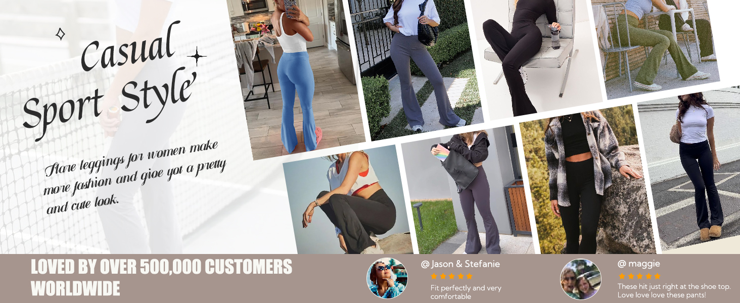 FireSwan Bootcut Flare Yoga Pants Women High Waist Flare