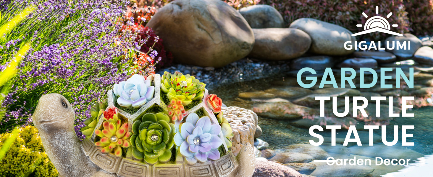 Solar Turtle Garden Ornaments 1