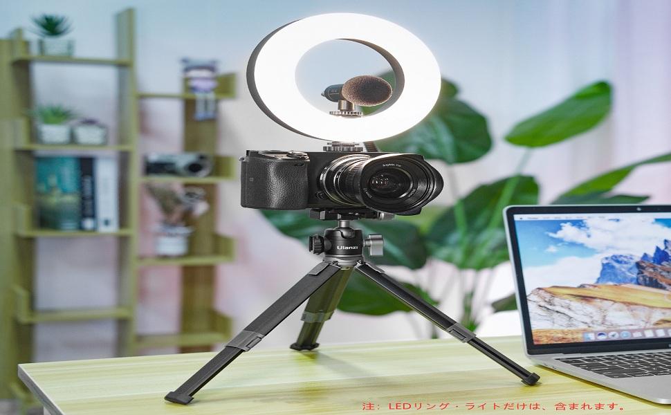 ミニ三脚&マルチマウント LEDビデオライト Amazon | NEEWER 9インチLEDビデオライト ミニ三脚スタンド付き