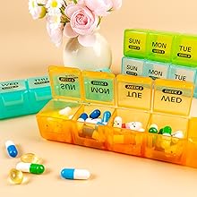 pill boxes 7 day 4 times a day tablet boxes 7 day pills box organiser pill organiser 3 times a day