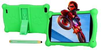 DELA DISCOUNT 2e57a8bc-f8ff-4385-9b58-4590ba5d648f.__CR0,0,350,175_PT0_SX350_V1___ Contixo Kids Tablet V10, 7-inch HD, ages 3-7, Toddler Tablet with Camera, Parental Control - Android 10, 16GB, WiFi, Learning Tablet for Children with Teacher's Approved Apps and Kid-Proof Case, Green  