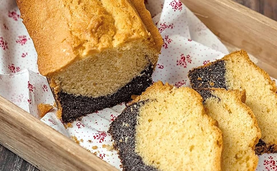 RUF Feiner Mohnkuchen, Backmischung für einen saftigen Rührkuchen mit ...