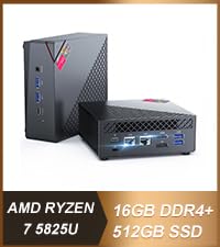 ま*中様 NiPoGi AM06PRO AMD Ryzen 7 5800U ID NiPoGi AM06 PRO Mini PC W-11 Pro, АMD Ryzen 7 5825U , 16GB