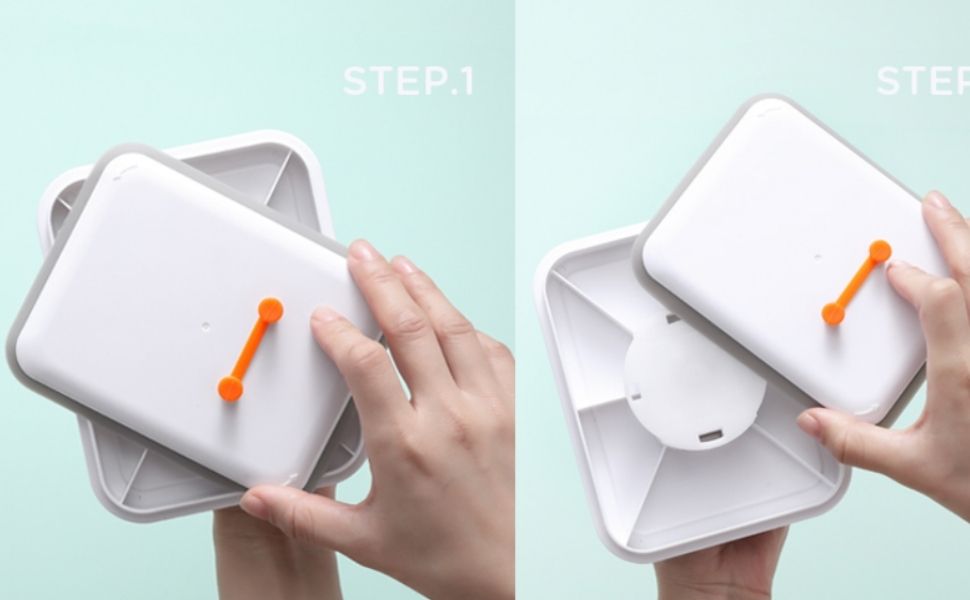 CLOVE Airtight Food Storage Containers for Kitchen Cupboard (Set of 3