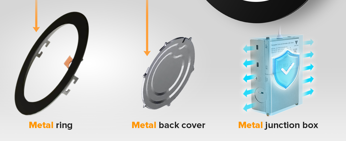 recessed lighting black