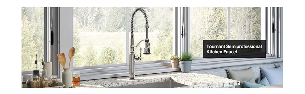 Amazon.com: KOHLER Tournant Semi-Professional Pull-Down Kitchen