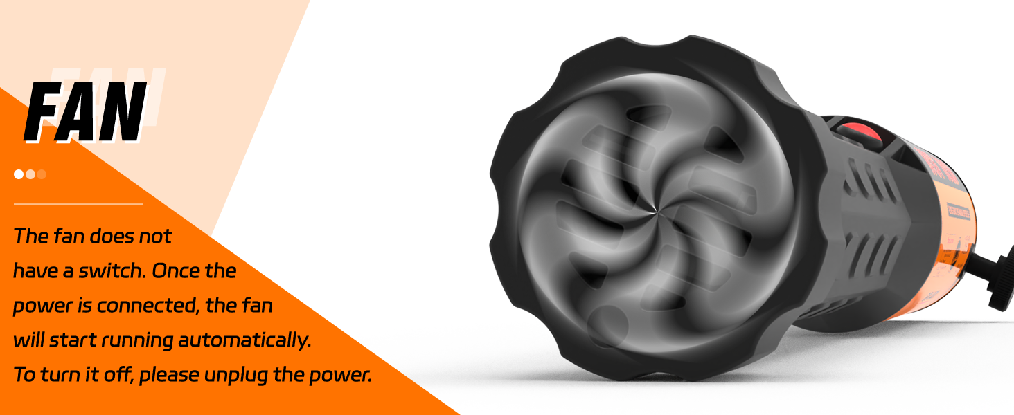magnetic induction heater fan cooling