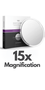 15X suction cup mirror