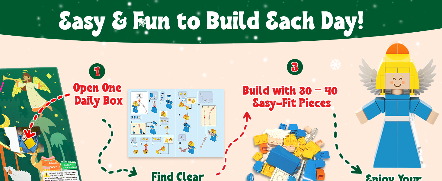 Nativity Advent Calendar 2025 Kids