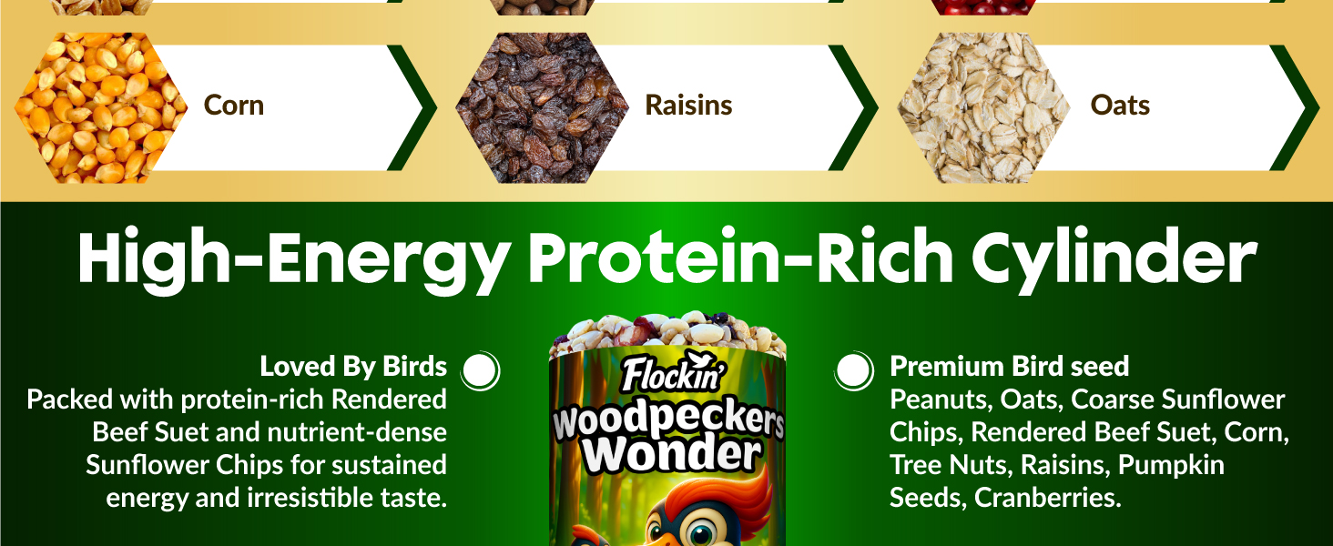 high energy bird seed cylinder