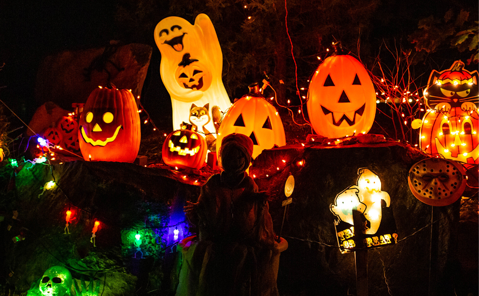 Halloween fence decorations outdoor