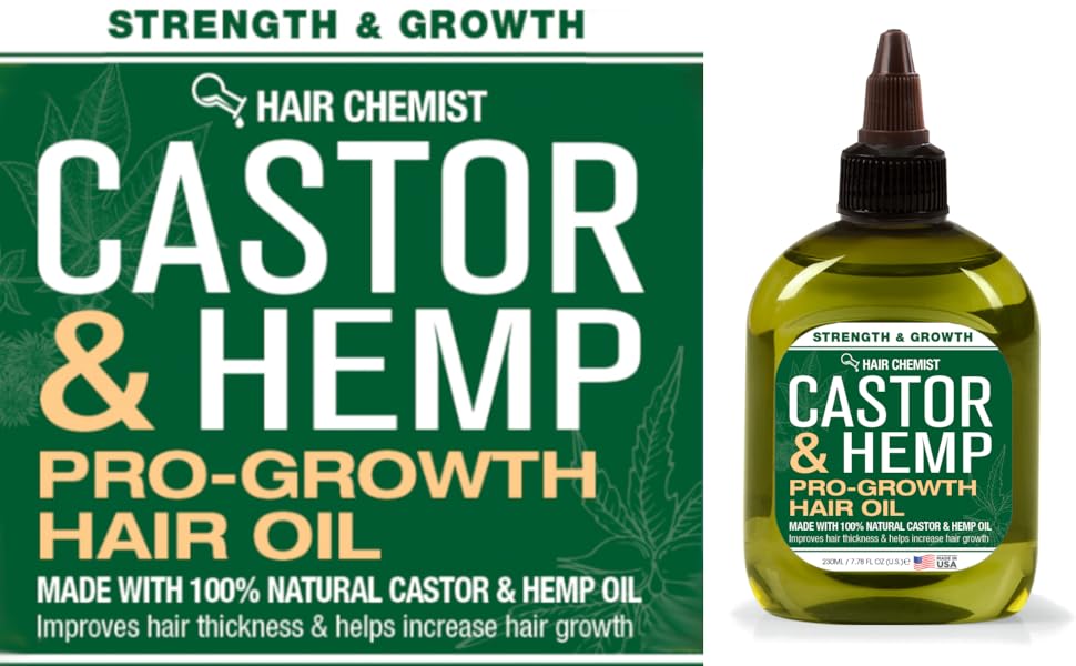 Hair Chemist Castor & Hemp Pro-Growth Hair Oil