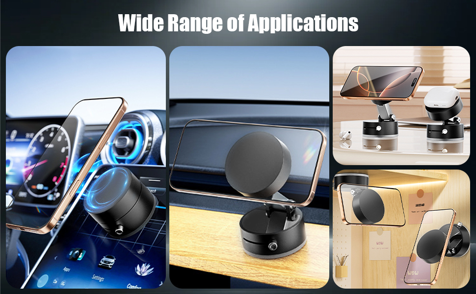 Vacuum Magnetic Suction Phone Holder