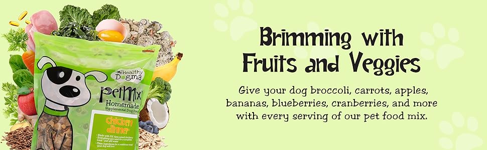 Healthy Dogma - PetMix Dehydrated Dog Food for Allergies - Grain Free, Freeze Dried, Raw, Homemade Dog Food (Chicken Dinner, 2 lbs) 14 large dog food grain free small natural dog food grain free grain free dog food large dog