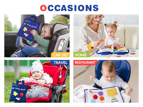 unih quiet book for toddlers democa quiet book montessori toys fabric books for toddlers 1-3