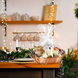 basket cellophane wrap