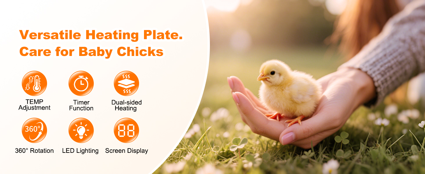 chicken brooder box for chick starter kit, pet cage tent, brooders heating plate