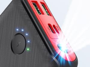 Battery Bank with Flashlight