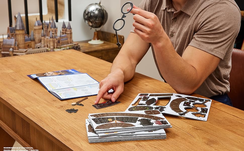 Harry Potter Puzzle Puzzle adulte Maquette Jouet enfant Puzzle enfant puzzle harry potter 4D Build