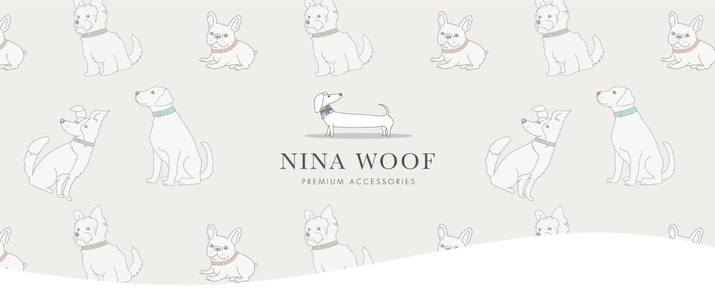 Nina Woof Banner with Illustrations