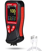 Wintact Paint Coating Thickness Gauge Meter 0~1300um, 1500 Readings Storage, 360°Screen Rotation,...