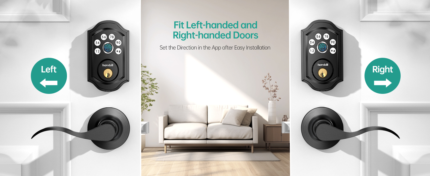 Suitable for left and right doors