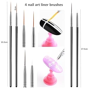 nail art brushes