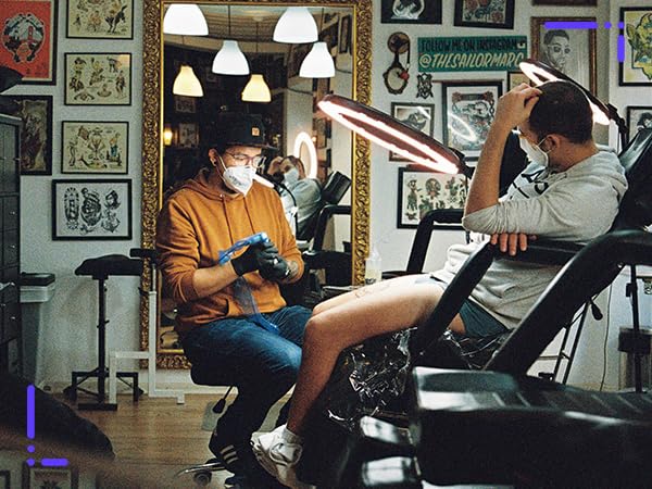 Used in tattoo parlors