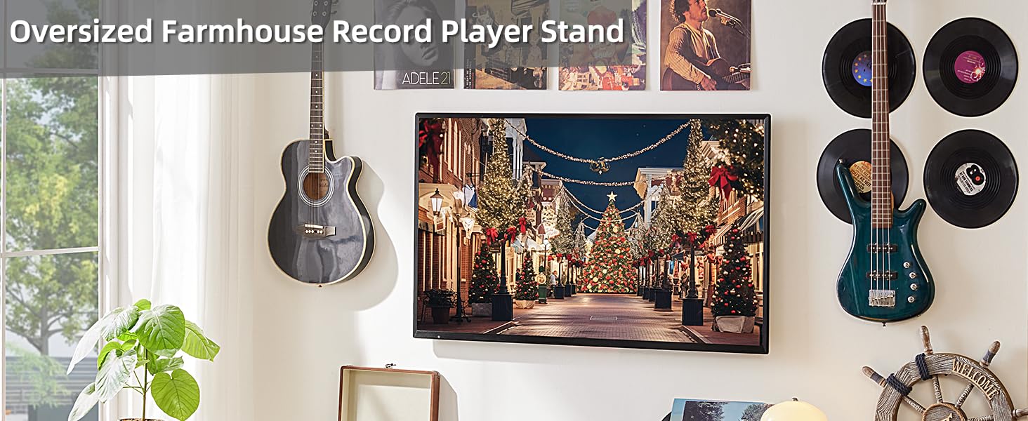 large record player stand
