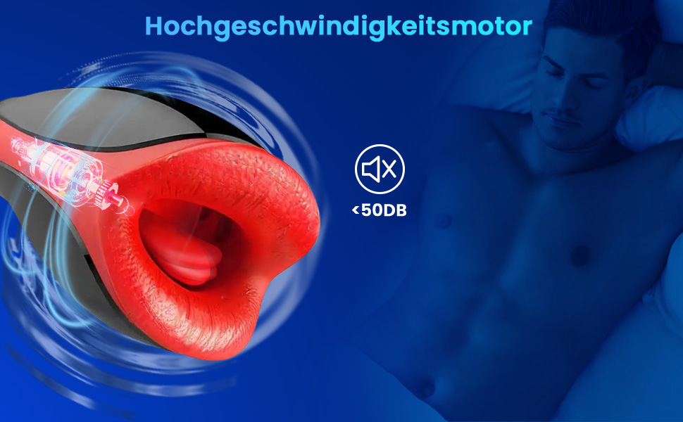 Elektrischer Masturbator Cup 10 Vibration und Heizfunktion