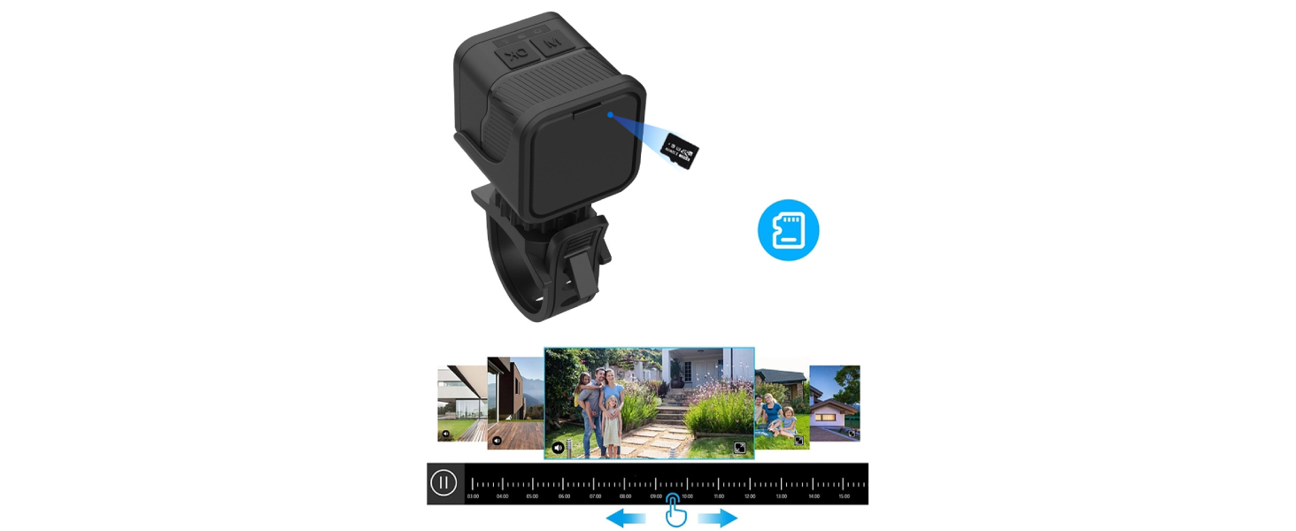 Bewinner Bike Camera HD 1080P Waterproof Camera 120