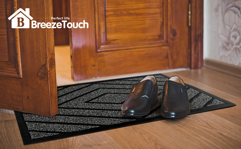 Front Door Mat Mats 2Pack Indoor Outdoor Rug