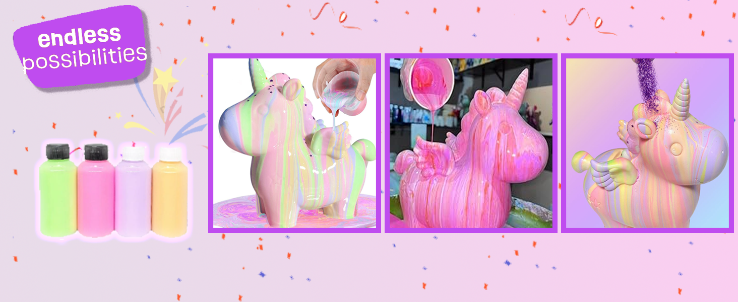 Unicorn Fluid Toy
