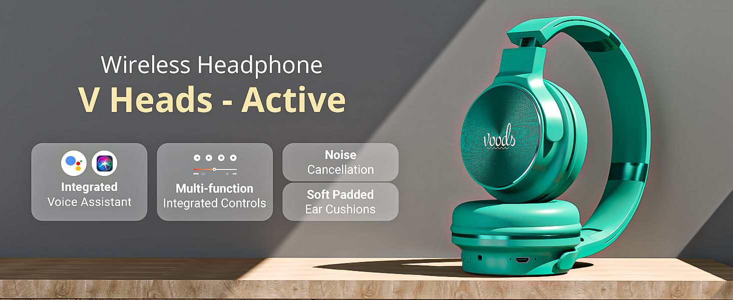 voods wireless headphone