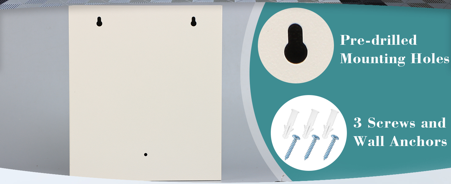 KYODOLED Key Storage Lock Box with Key, Locking Key