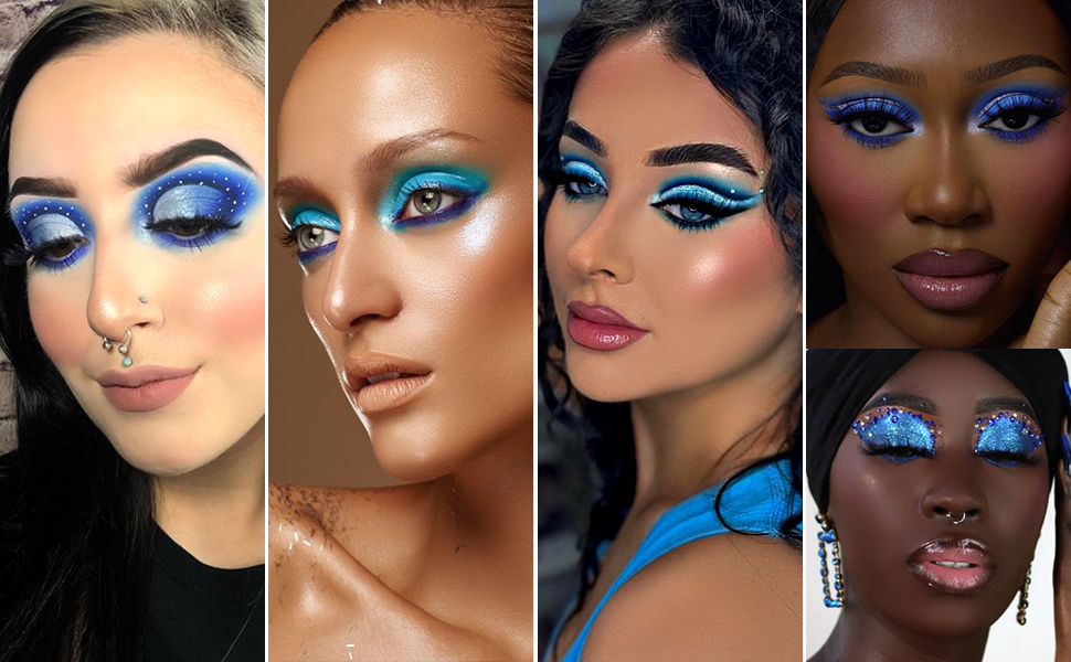 blue eyeshadow palette 