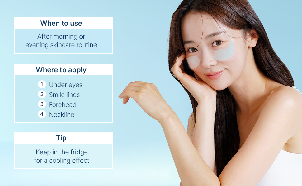Women Cooling Gel Pads for Brightening Hydrating Anti-Wrinkles