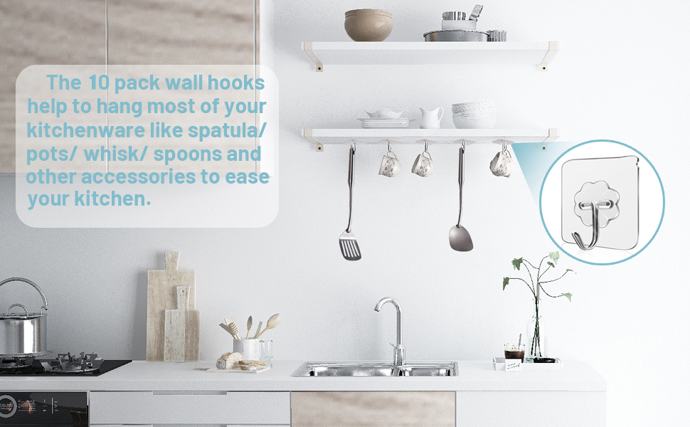 without nails plastic removable holder canvas walls strip outdoor hang small clear black utility