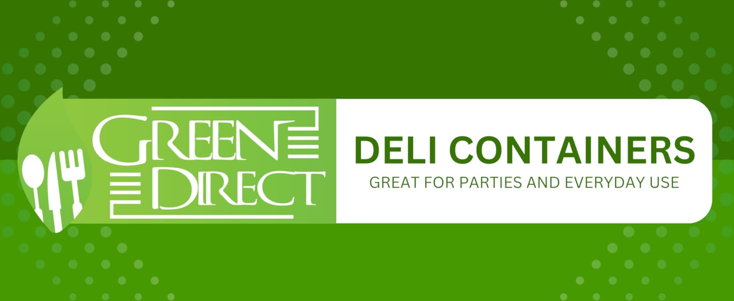 Deli Containers with Lids [32 oz. 40 Pack] Disposable Clear