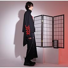 Amazon | [フェイバリット] 彼岸の花咲く和袖シャツ (White