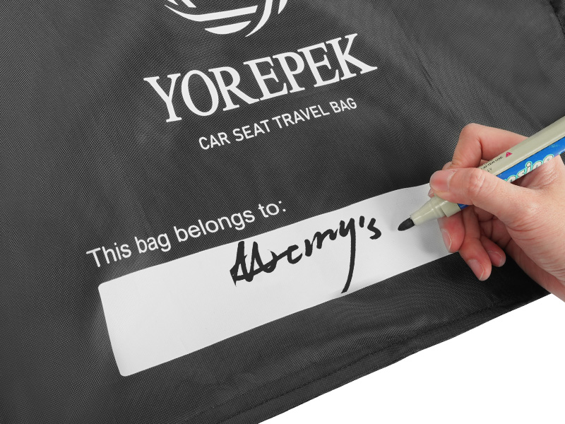 YOREPEK Car Seat Travel Bag Backpack, Universal Car Seat