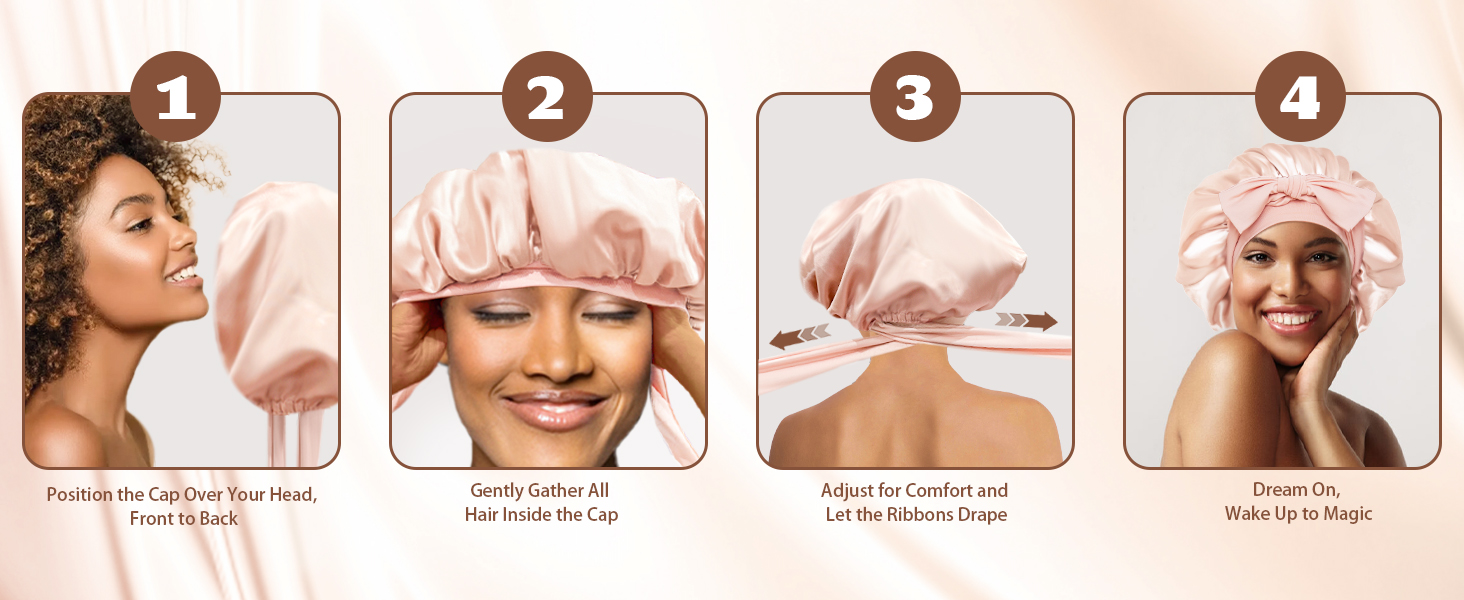 Sierghu Hair bonnets for sleeping