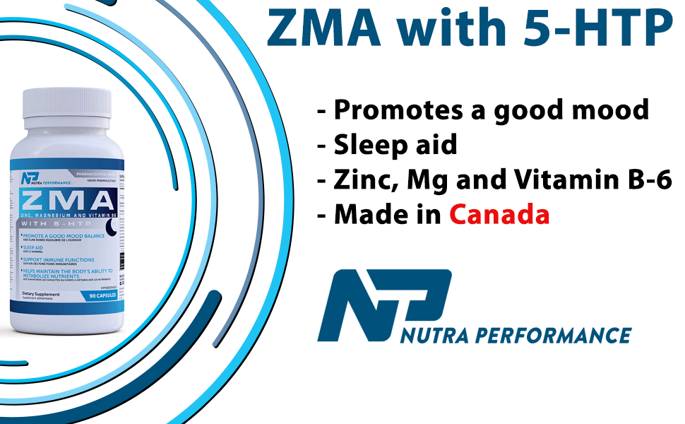 ZMA Supplement by Nutra Performance Amazon.ca Health & Personal Care