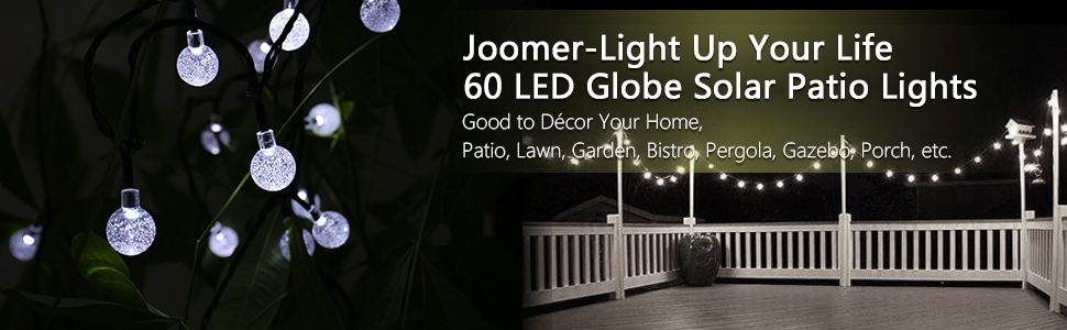 solar powered patio lights