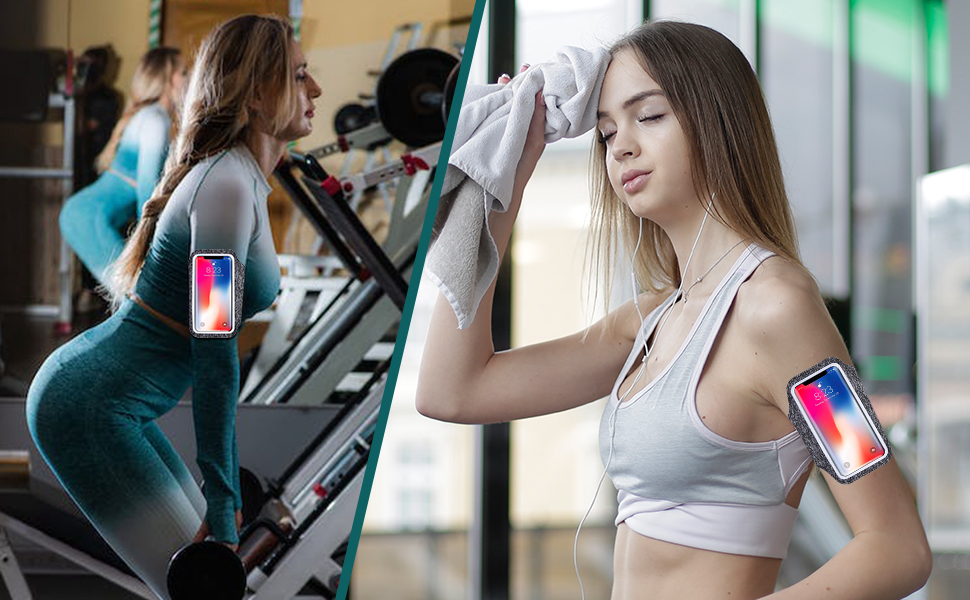 WANSMC Cell Phone Armbands Fits Up to 6.5inch iPhone and