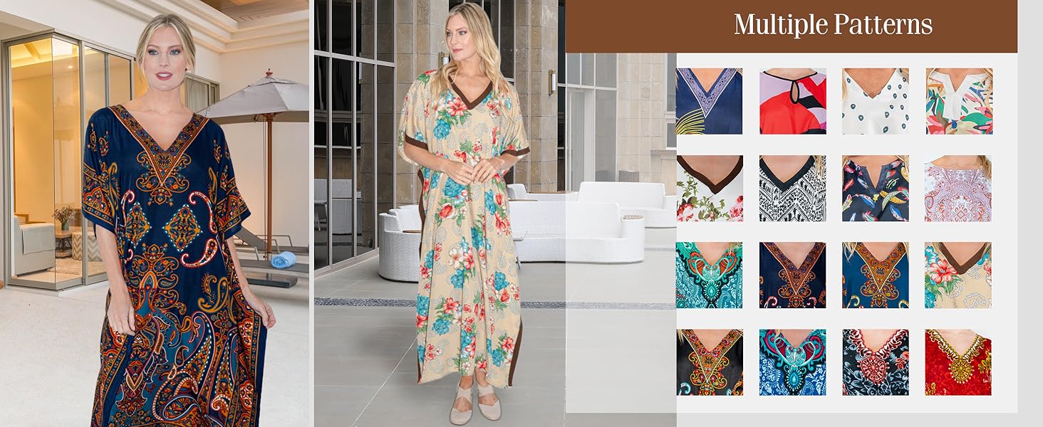 unique patterns for kaftans