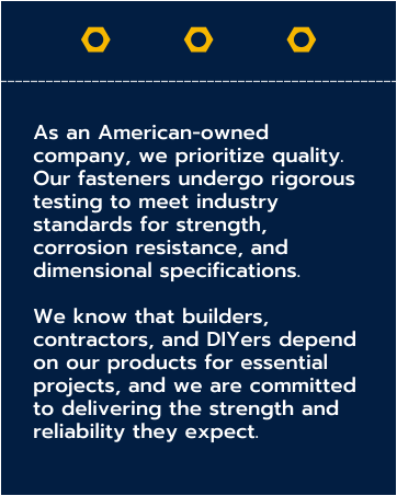 american owned company quality corrosion resistance